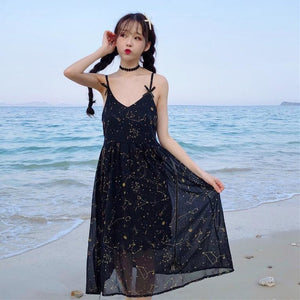 Galaxy Lovely Dress MK14910 - KawaiiMoriStore