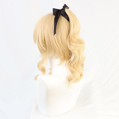 Game Genshin Impact Cosplay Jean Golden Ponytail Short Wig MK15516 - KawaiiMoriStore