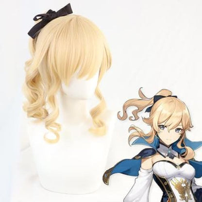 Game Genshin Impact Cosplay Jean Golden Ponytail Short Wig MK15516 - KawaiiMoriStore