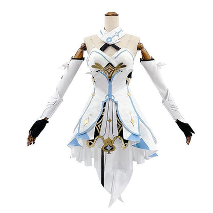 Game Genshin Impact Traveler Lumine Cosplay Costume Women MK0648 - KawaiiMoriStore