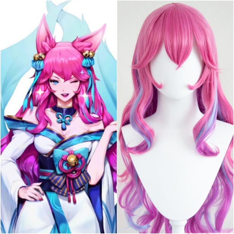 Game League of Legends Ahri Cosplay Wig MK15491 - KawaiiMoriStore