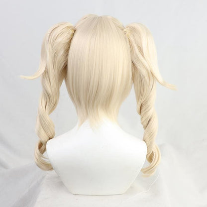 Genshin Impact Babara Short Curly Light Golden Cosplay Wig MK0647 - KawaiiMoriStore