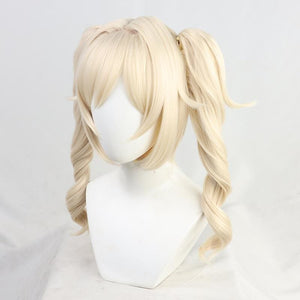 Genshin Impact Babara Short Curly Light Golden Cosplay Wig MK0647 - KawaiiMoriStore