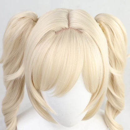 Genshin Impact Babara Short Curly Light Golden Cosplay Wig MK0647 - KawaiiMoriStore