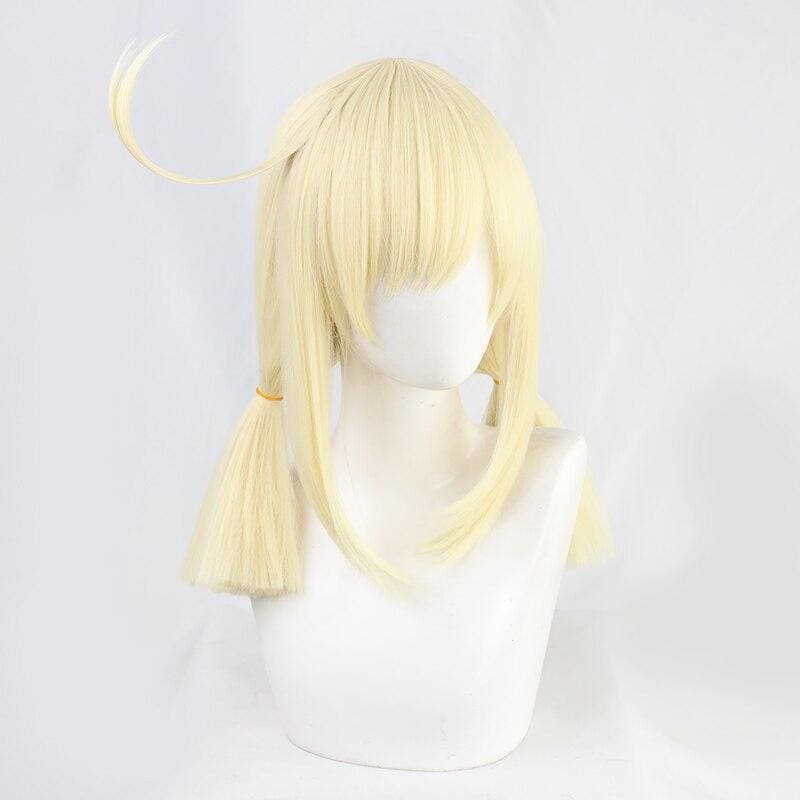 Genshin Impact Klee Pale Blonde Straight Twin Ponytails Cosplay Wig MK15323 - KawaiiMoriStore