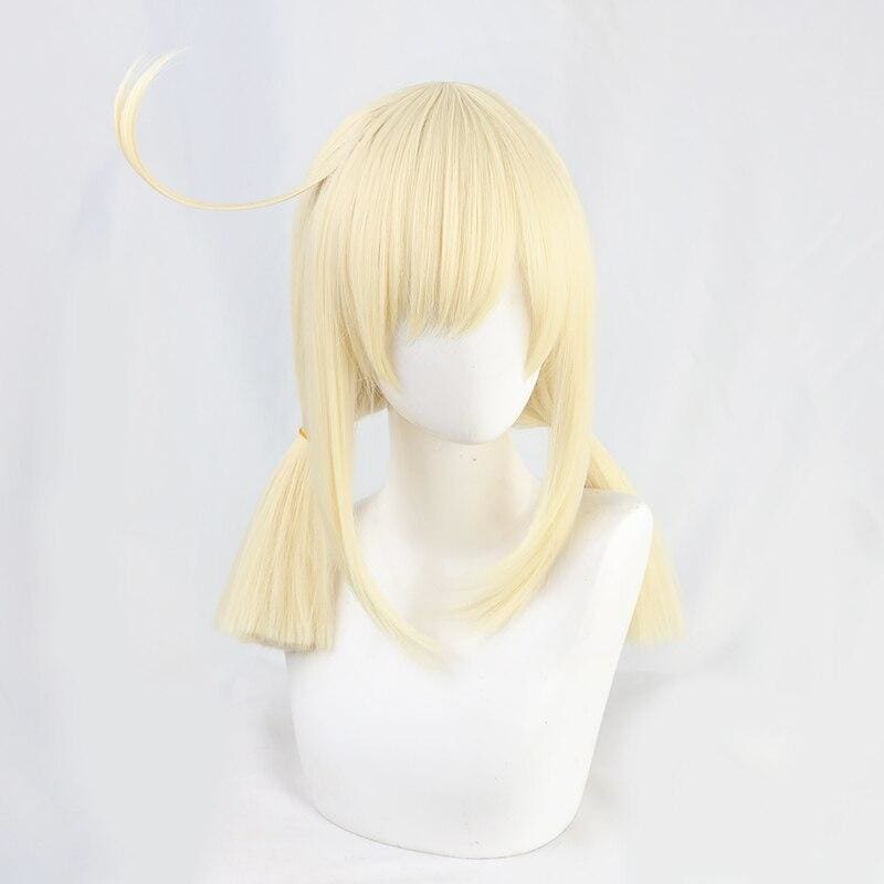 Genshin Impact Klee Pale Blonde Straight Twin Ponytails Cosplay Wig MK15323 - KawaiiMoriStore