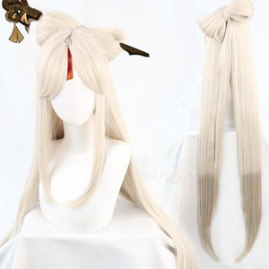 Genshin Impact NingGuang Blonde Long Cosplay Wig MK15318 - KawaiiMoriStore
