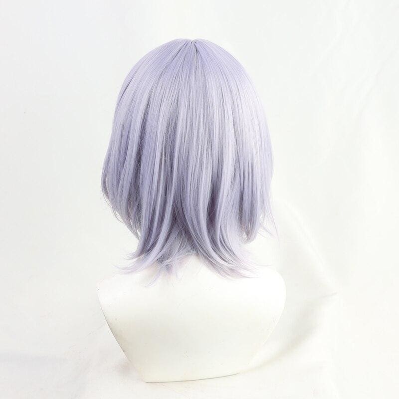 Genshin Impact Noelle Purple Short Braid Cosplay Wig MK15262 - KawaiiMoriStore