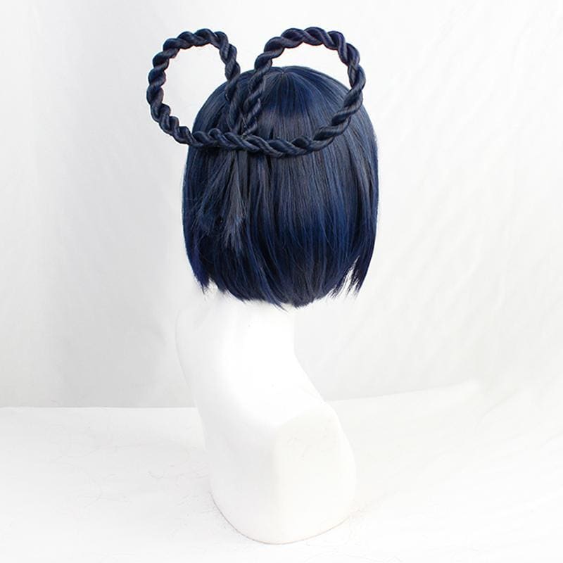 Genshin Impact Xiang Ling Braided Blue Cosplay Wig MK16052 - KawaiiMoriStore