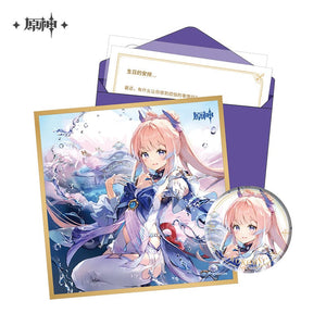 Genshin Official Store Characters Shikishi and Pin ON677 -