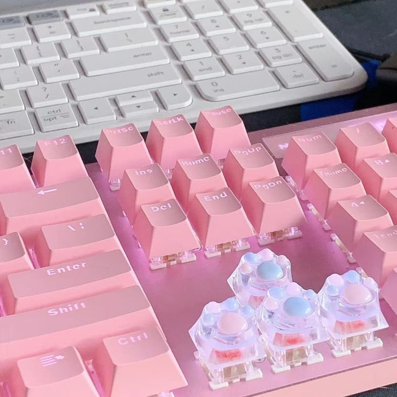 GG Kawaii Animal Paws Transparent Keycaps ON678 - keycap