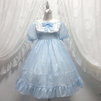 Glass Doll Japanese Lolita Tea Party Dolly Dress