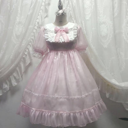 Glass Doll Japanese Lolita Tea Party Dolly Dress