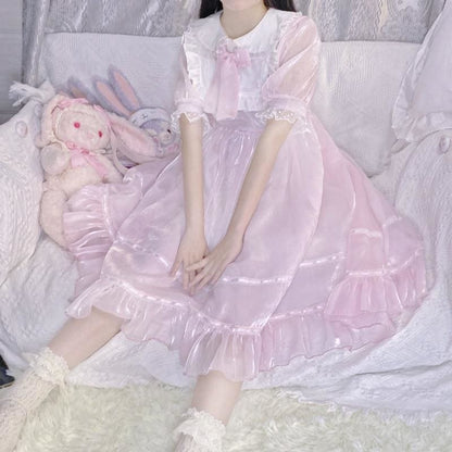 Glass Doll Japanese Lolita Tea Party Dolly Dress