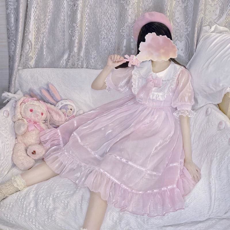 Glass Doll Japanese Lolita Tea Party Dolly Dress