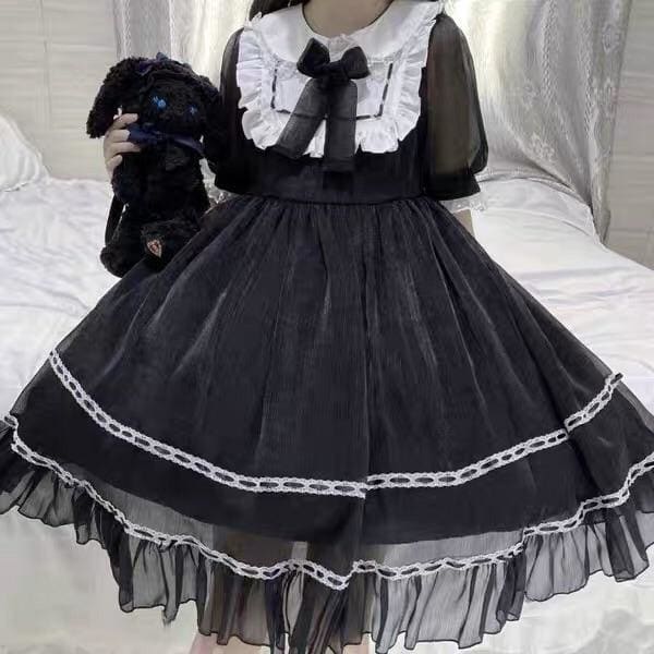 Glass Doll Japanese Lolita Tea Party Dolly Dress