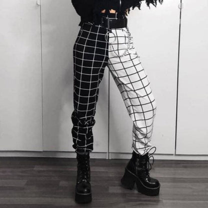 Gothic Streetwear BF Style Cargo Pants - pants