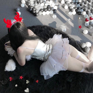 Gothic Uniform Seduction Cat Girl Cosplay Costumes MM0662 - KawaiiMoriStore