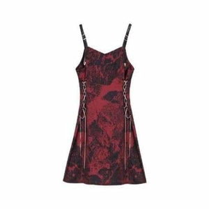 Gothic Vintage Tie Dye Slip Dress MK16181 - Dress