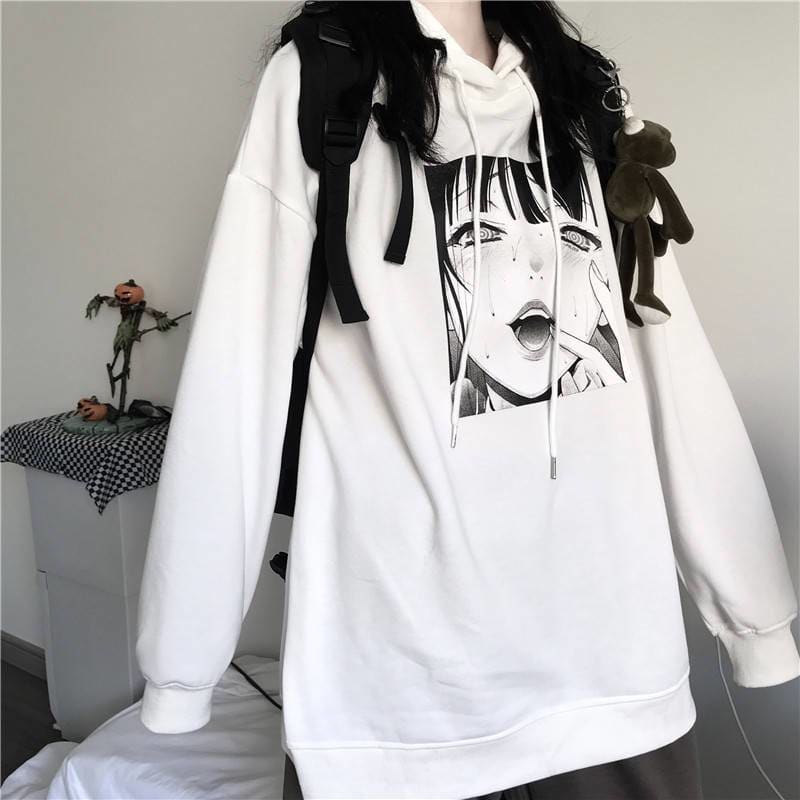 Gothic YUMEKO JABAMI Harajuku Oversized Hoodie MK053 - KawaiiMoriStore