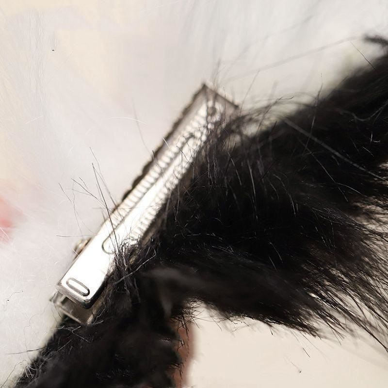 Hand-made Cute Cat Ear Hair Clip Hair MK15760 - KawaiiMoriStore