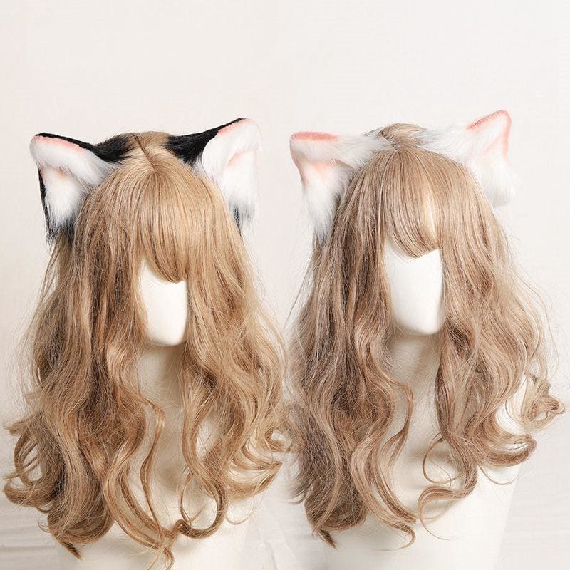 Hand-made Cute Cat Ear Hair Clip Hair MK15760 - KawaiiMoriStore