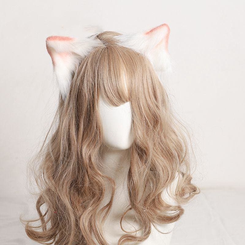 Hand-made Cute Cat Ear Hair Clip Hair MK15760 - KawaiiMoriStore