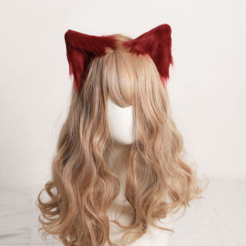 Hand-made Cute Cat Ear Hair Clip Hair MK15760 - KawaiiMoriStore