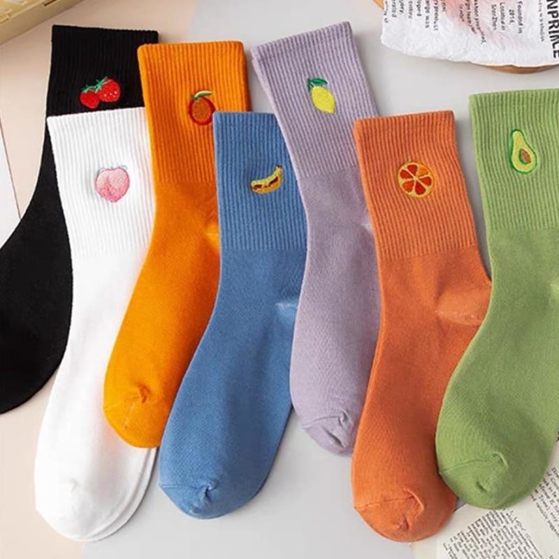 Harajuku Fruits Socks MK010 - KawaiiMoriStore