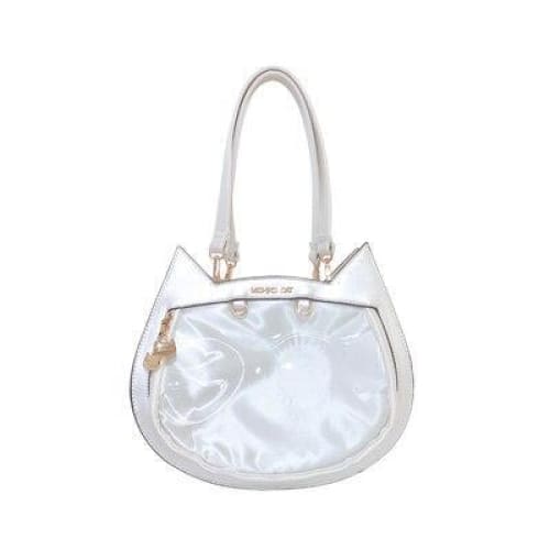 Harajuku Kawaii Cat Ear Lolita Transparent Handbag MK0756 - KawaiiMoriStore