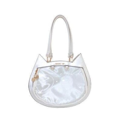 Harajuku Kawaii Cat Ear Lolita Transparent Handbag MK0756 - KawaiiMoriStore