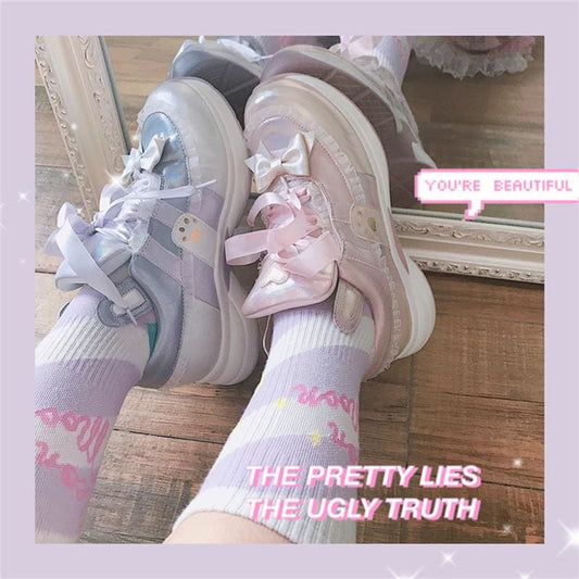 Harajuku Macarons Sneakers MM1025 - KawaiiMoriStore