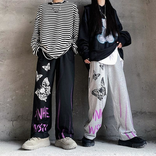 Harajuku Printed Unisex Pants - pants