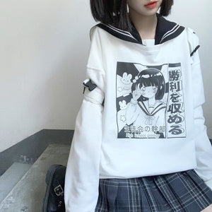 Japanese Kawaii Anime High School Prodigy Girl Sailor 