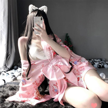 Japanese Style Kimono Cosplay Uniform Pajamas MK200 - KawaiiMoriStore