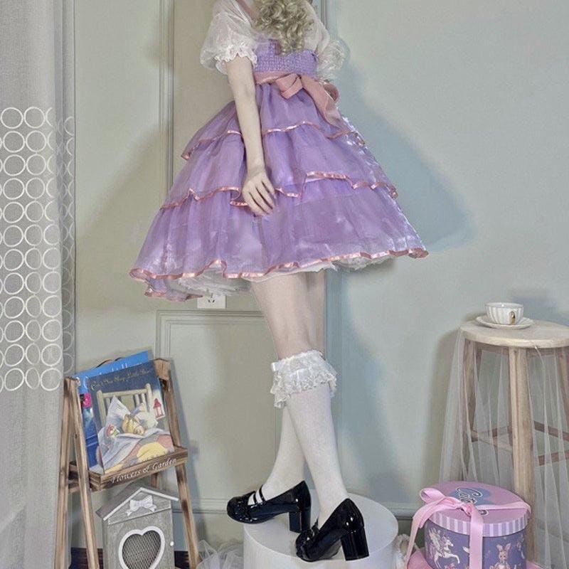 Jellycrystal Kawaii Princess JSK Lolita Dress - One Size - 
