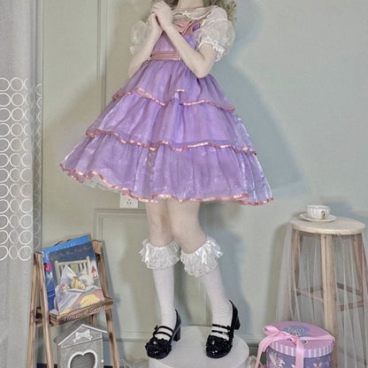 Jellycrystal Kawaii Princess JSK Lolita Dress - One Size - 