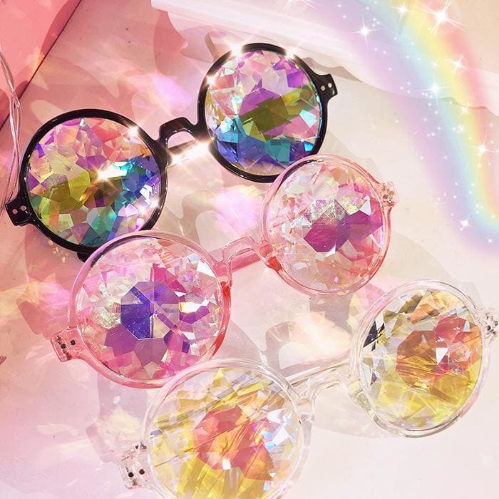Kaleidoscope Crystal Sunglasses MK179592 - KawaiiMoriStore