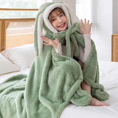 Kawaii Animal Bunny Fleece Cape ME66 - cape