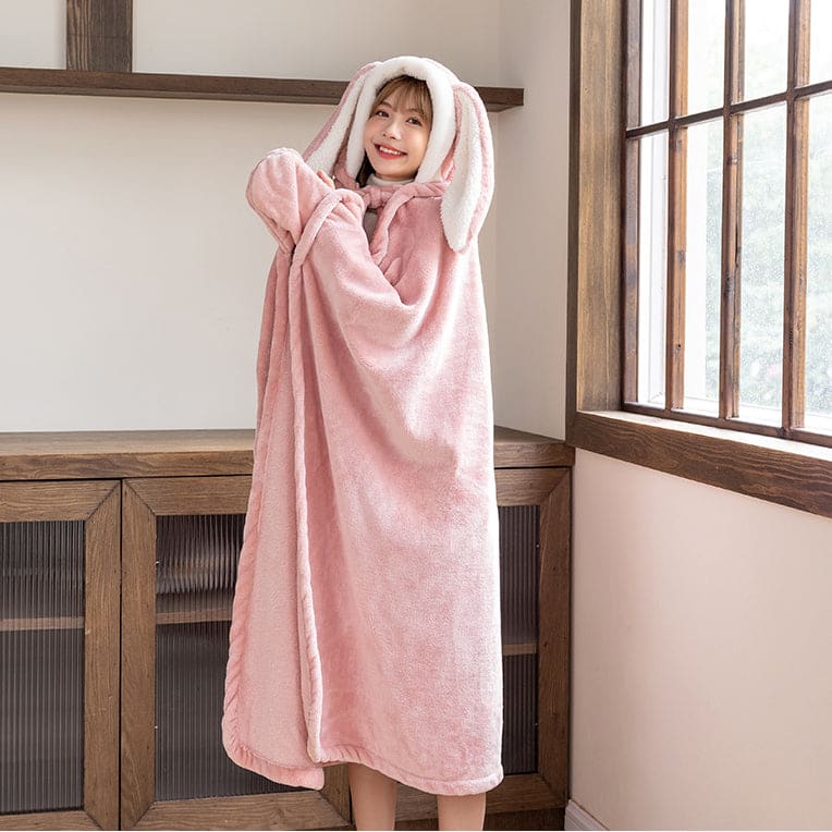 Kawaii Animal Bunny Fleece Cape ME66 - cape