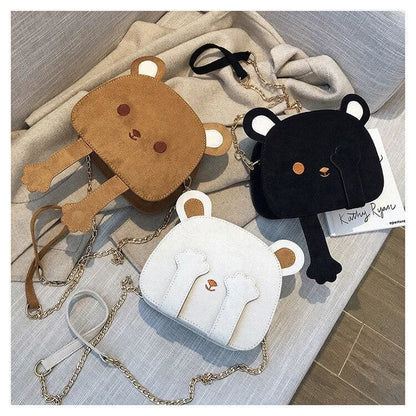 Kawaii Bear Shoulder Crossbody Bag MK14993 - KawaiiMoriStore