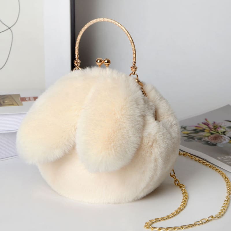 Kawaii Bunny Plush Cross Body Bag MK15019 - KawaiiMoriStore