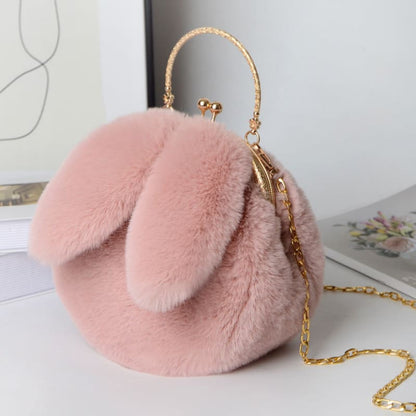 Kawaii Bunny Plush Cross Body Bag MK15019 - KawaiiMoriStore