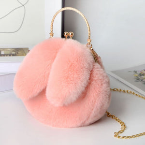 Kawaii Bunny Plush Cross Body Bag MK15019 - KawaiiMoriStore