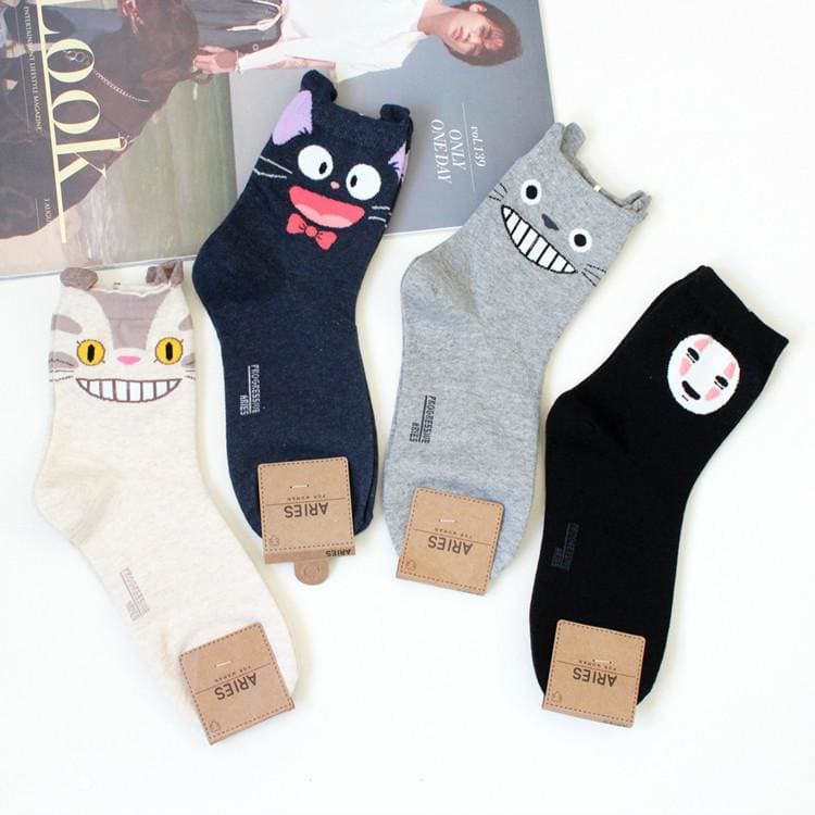 Kawaii Cartoon Socks MK14880 - KawaiiMoriStore