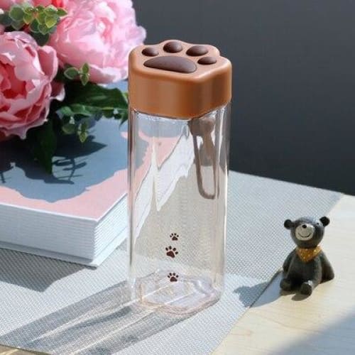 Kawaii Cat Claw Clear Water Bottle MK15276 - KawaiiMoriStore