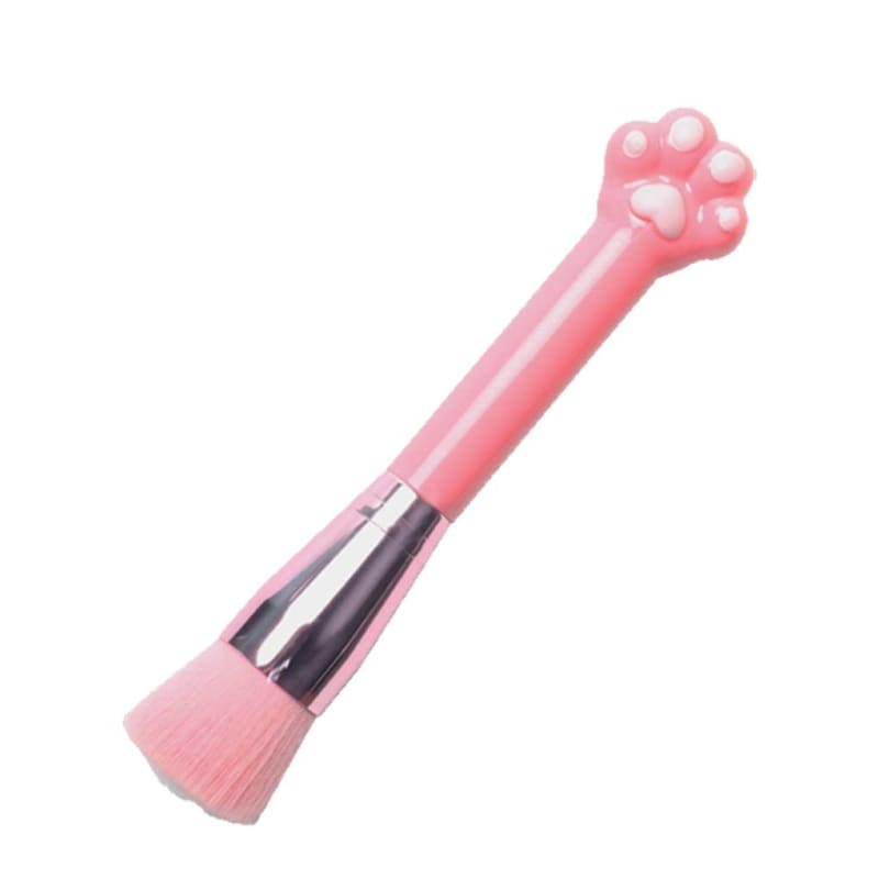 Kawaii Cat Paw Fluffy Makeup ME65 - Pink / Brush 1pc only -