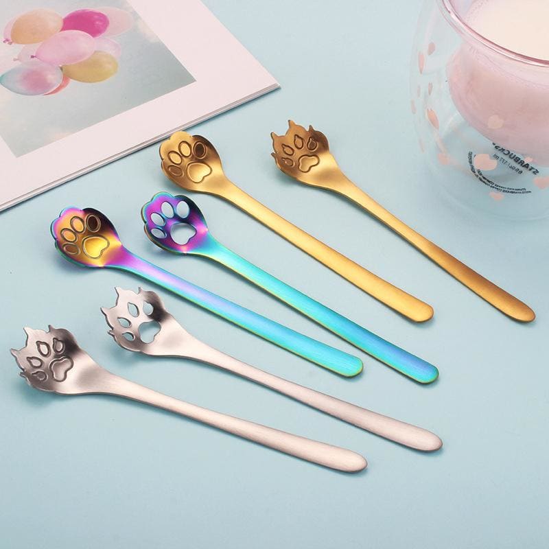 Kawaii Cat Paw Stainless Steel Cute Spoon MM1705 - Spoon