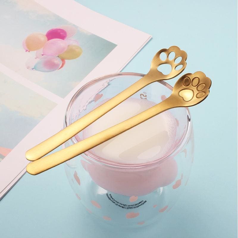 Kawaii Cat Paw Stainless Steel Cute Spoon MM1705 - Spoon