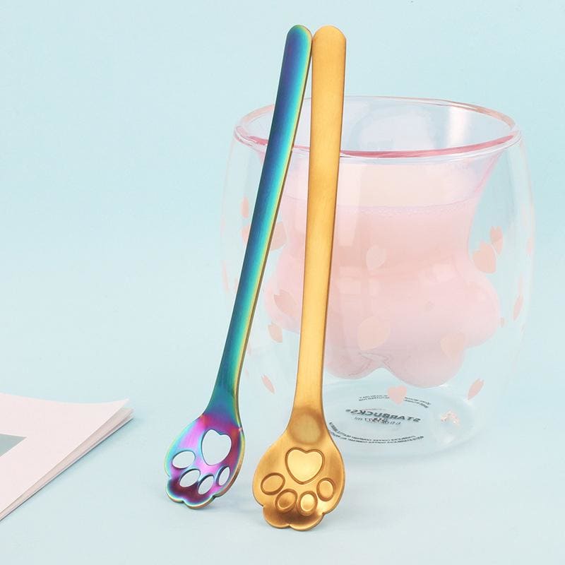 Kawaii Cat Paw Stainless Steel Cute Spoon MM1705 - Spoon